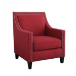 Modern Accent Fabric Comfy Upholstered Arm Chair for Living Room 1007-24J21