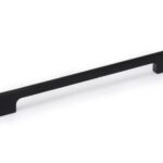 Black cabinet handle