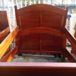 Wooden modern style bed set (Ribuyu)