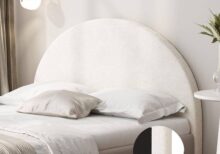 2024 new curved headboard bed