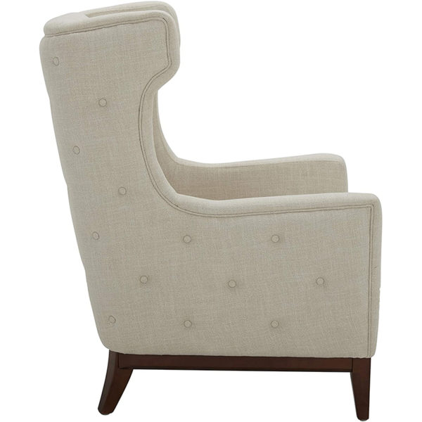 107/06 Modern back tufted leather Comfortable arm chair