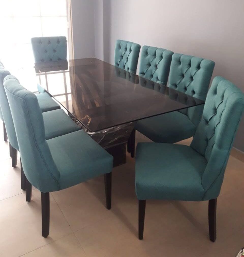 eight-seater dining table set
