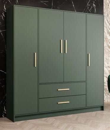 green wardrobe design