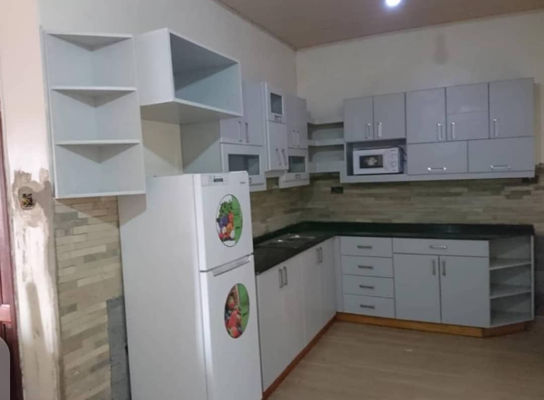 a modern, fitted kitchen