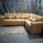 107/06 L-shaped living sofa.