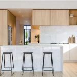 a modern, minimalist kitchen