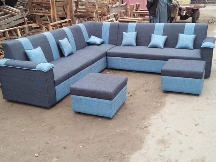L-shaped sofa set