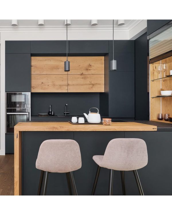 a modern U-shaped kitchen