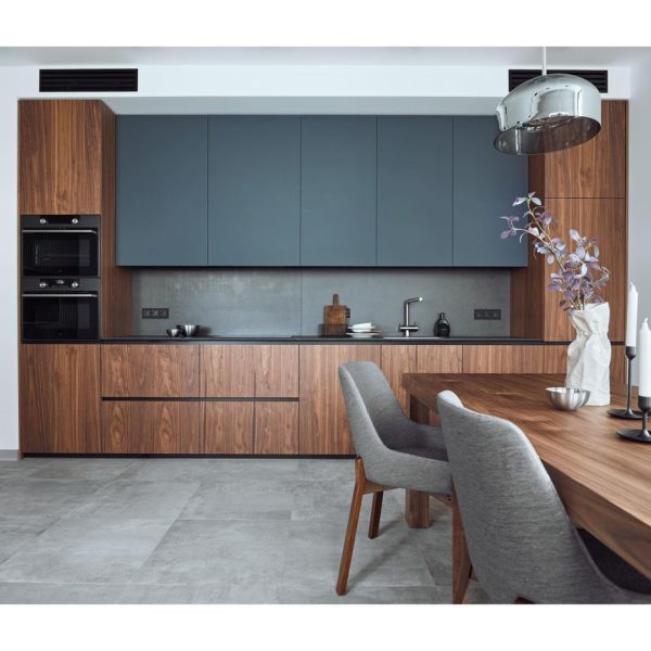 L-shaped modular kitchen design