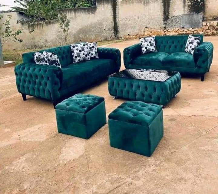 101/07 beautiful tufted design sofa set