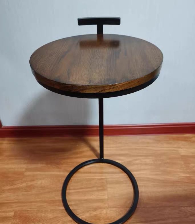 103/04 Nordic Style Round Side Table Wooden top