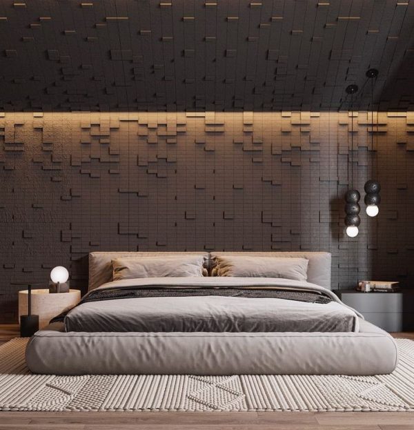 112/11 modern MDF bed set