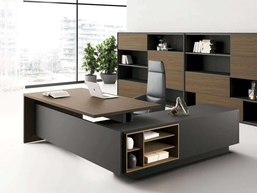 Elite L-shaped office desk