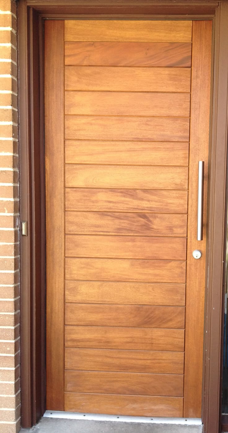modern solid wooden door