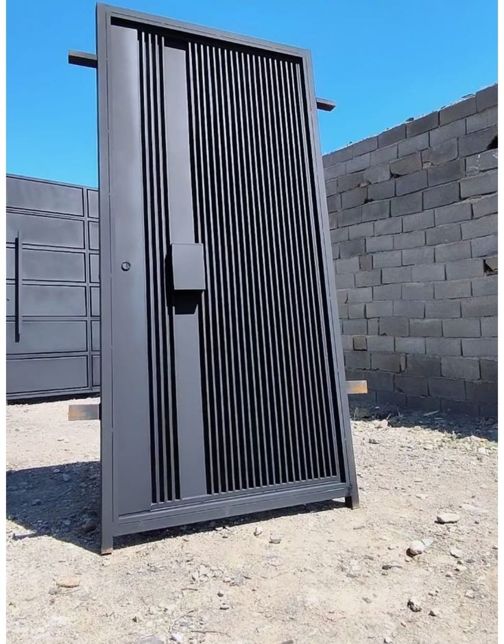 modern metal fabrication gate