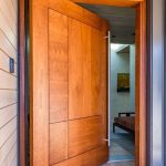 wooden pivot door