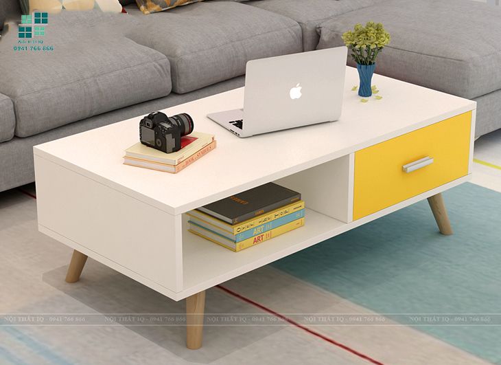 104/07 modern rectangular coffee table