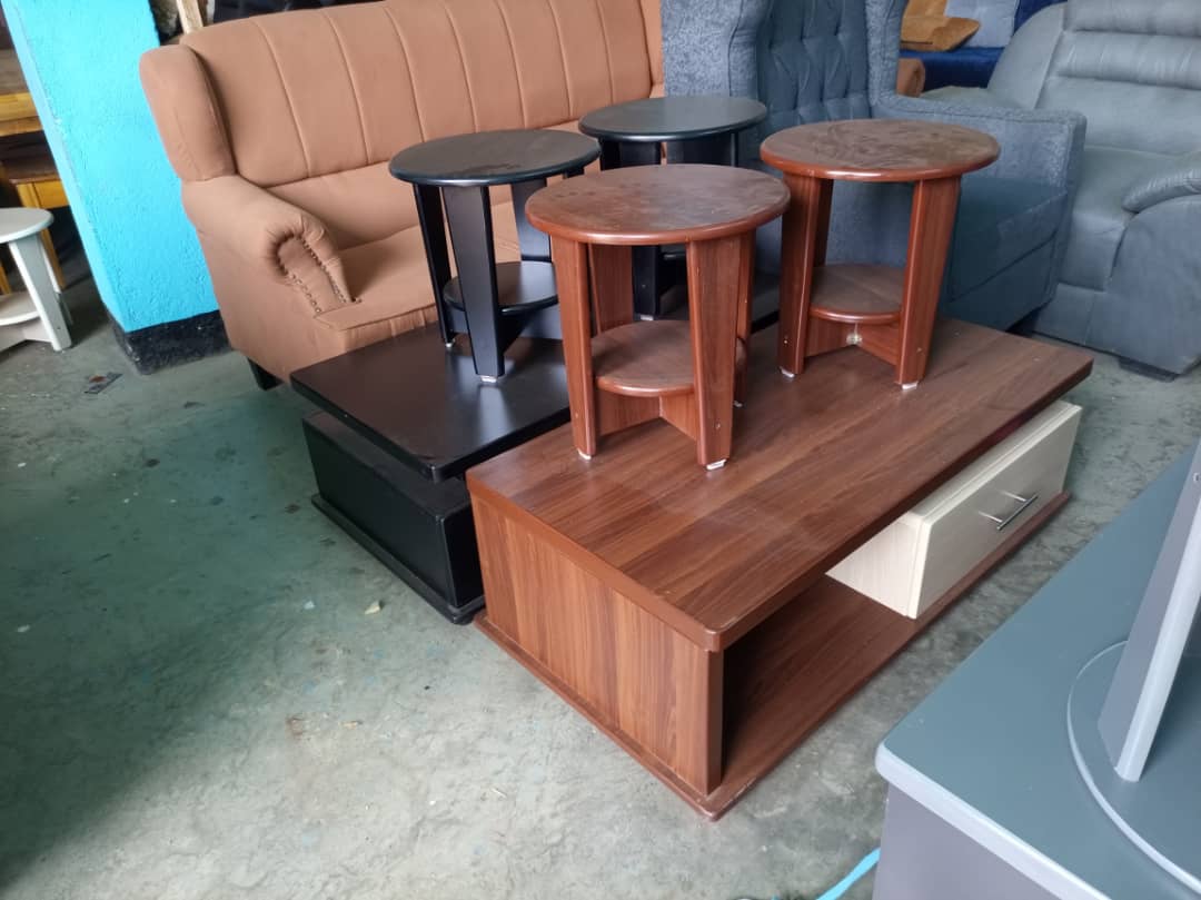 102/12 wooden coffee and side tables