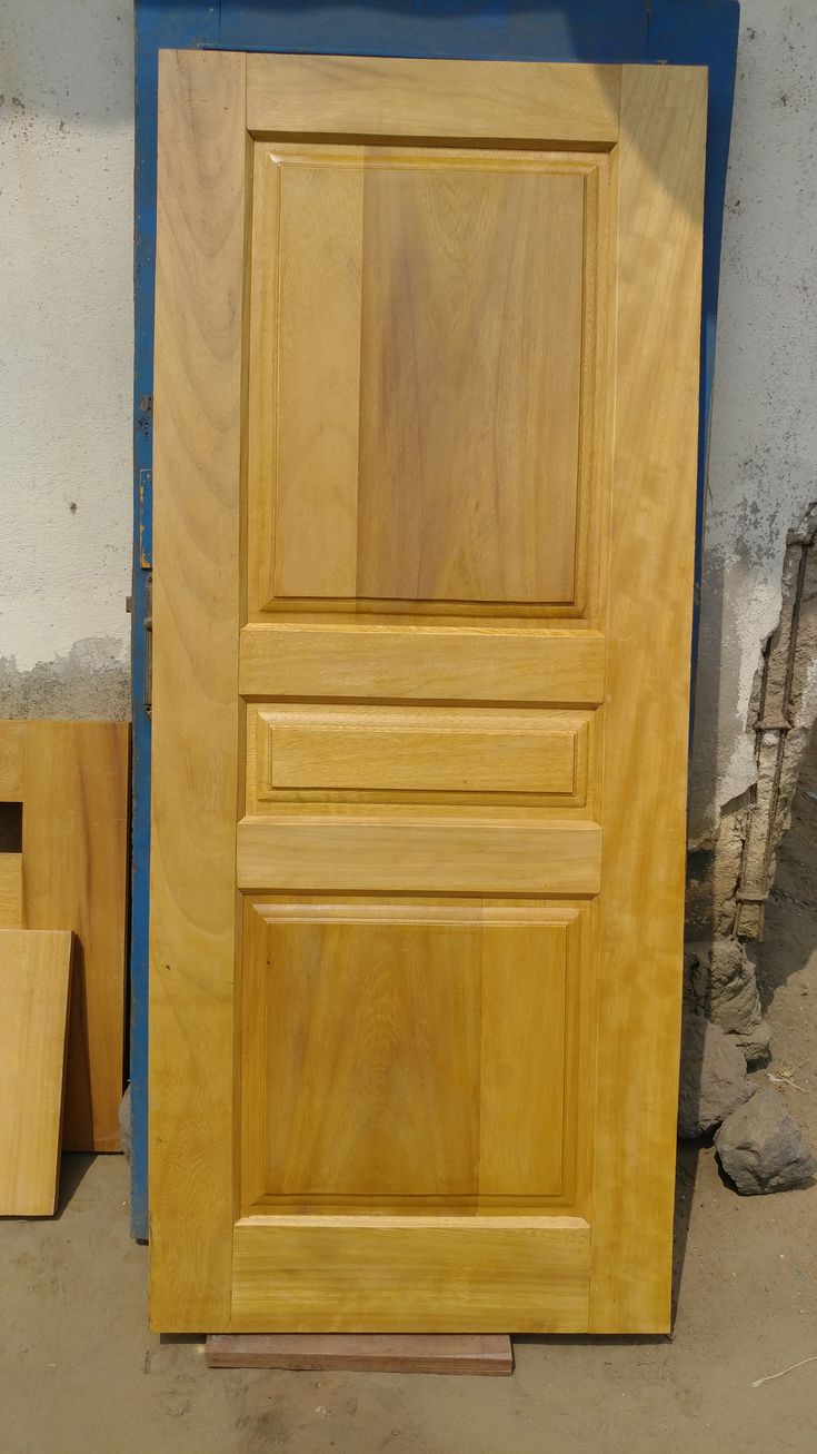 wooden panel door