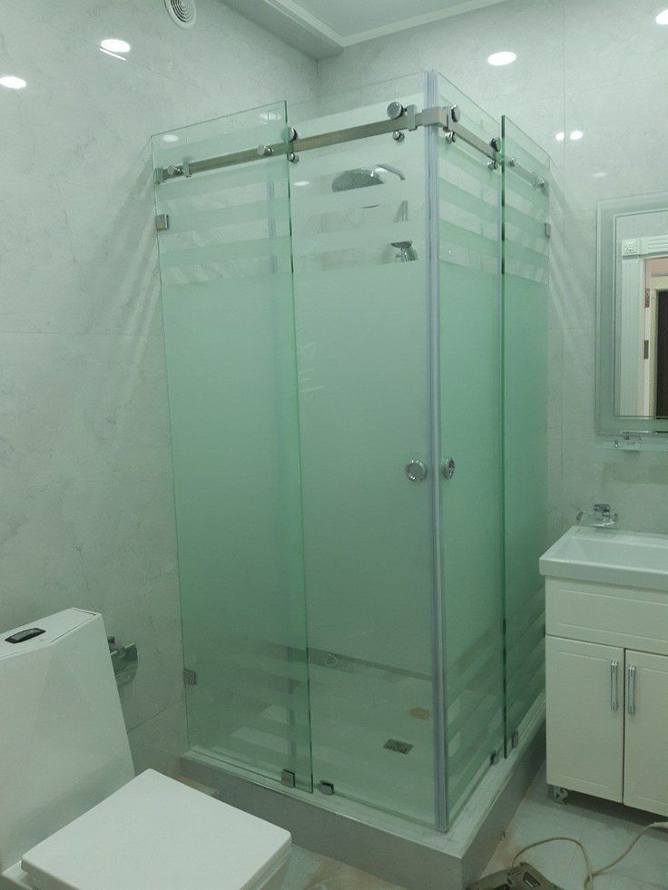 sliding glass shower