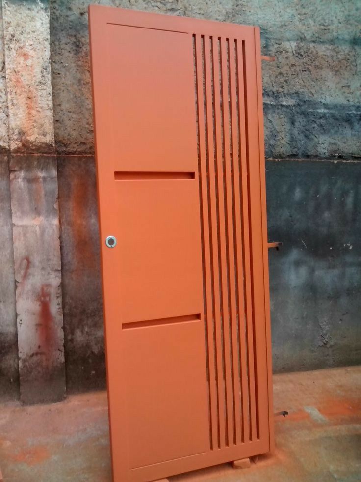 modern metal security door