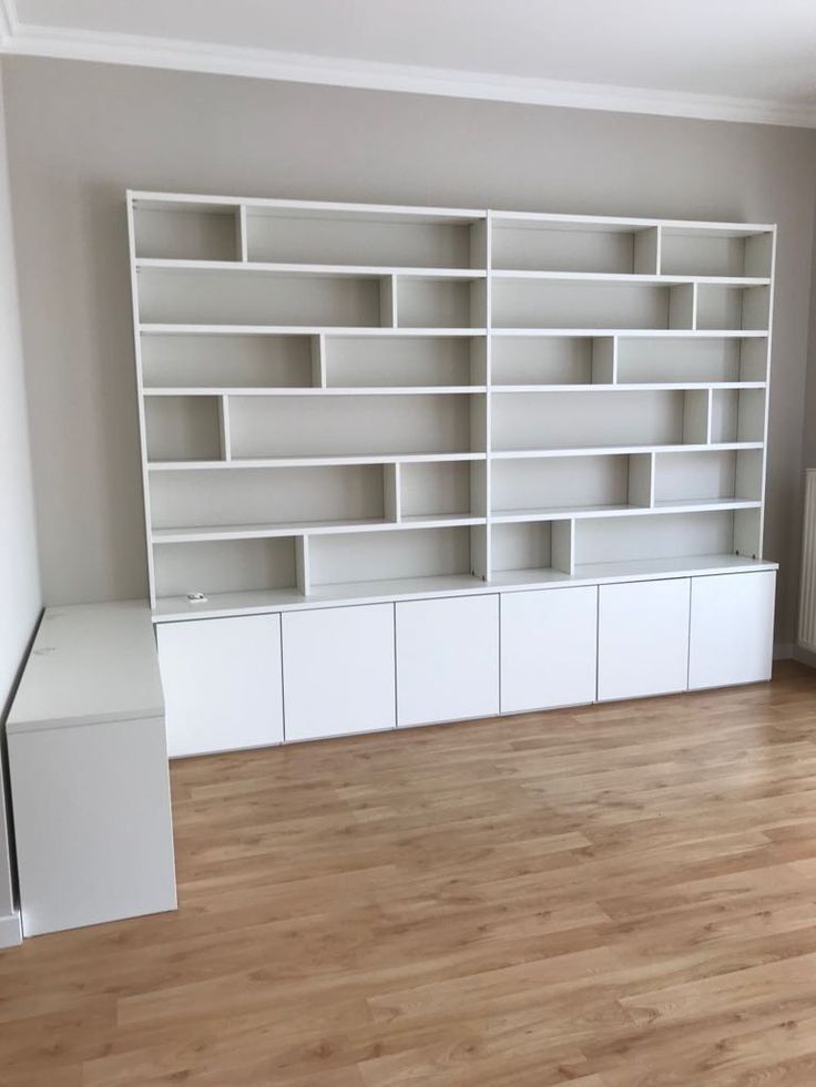 white wooden bookshelf