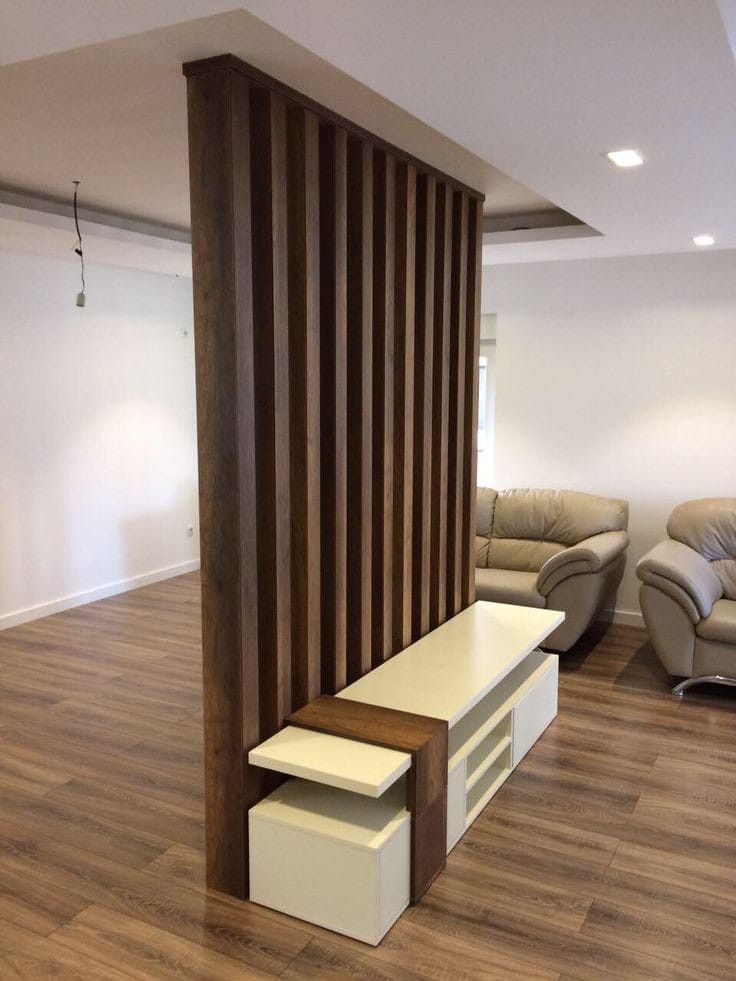 103/05 modern wooden partition wall