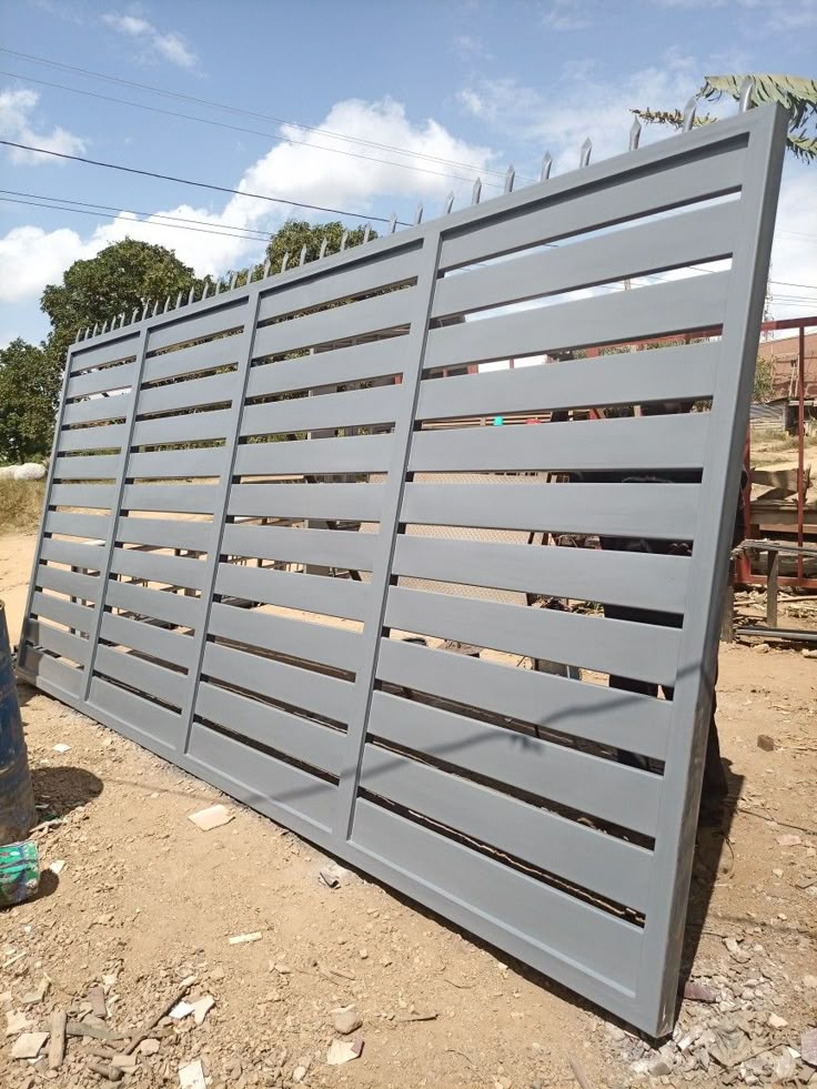 103/08 modern metal sliding gate