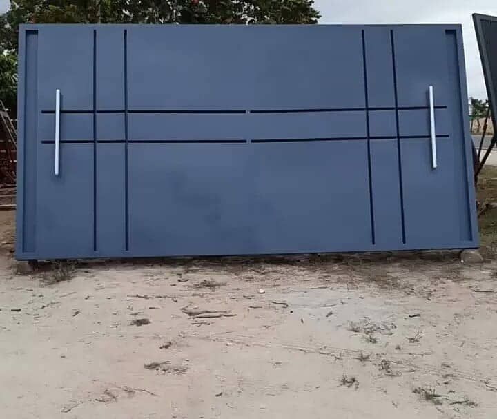 modern steel sliding gate