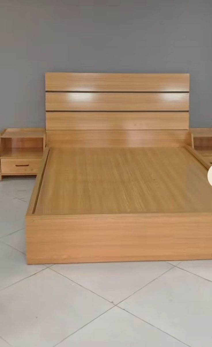 modern wooden bed frame