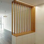101/08 modern wooden room divider