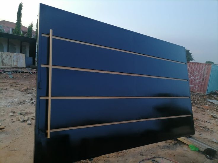 modern steel sliding gate
