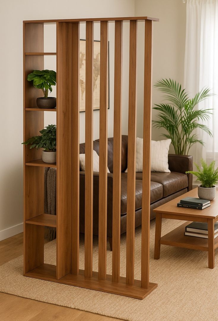 103/06 modern wooden room divider