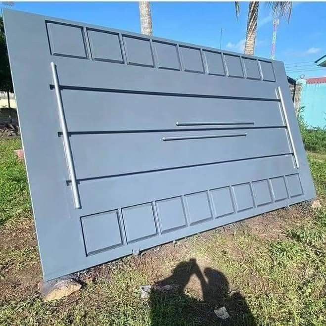 modern steel sliding gate