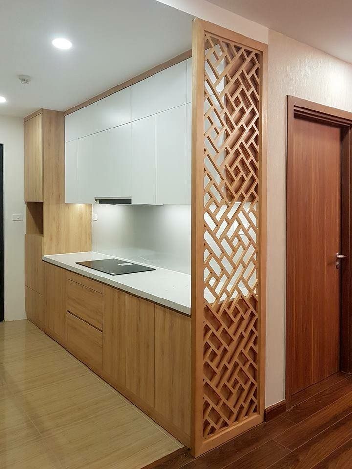 wooden partition