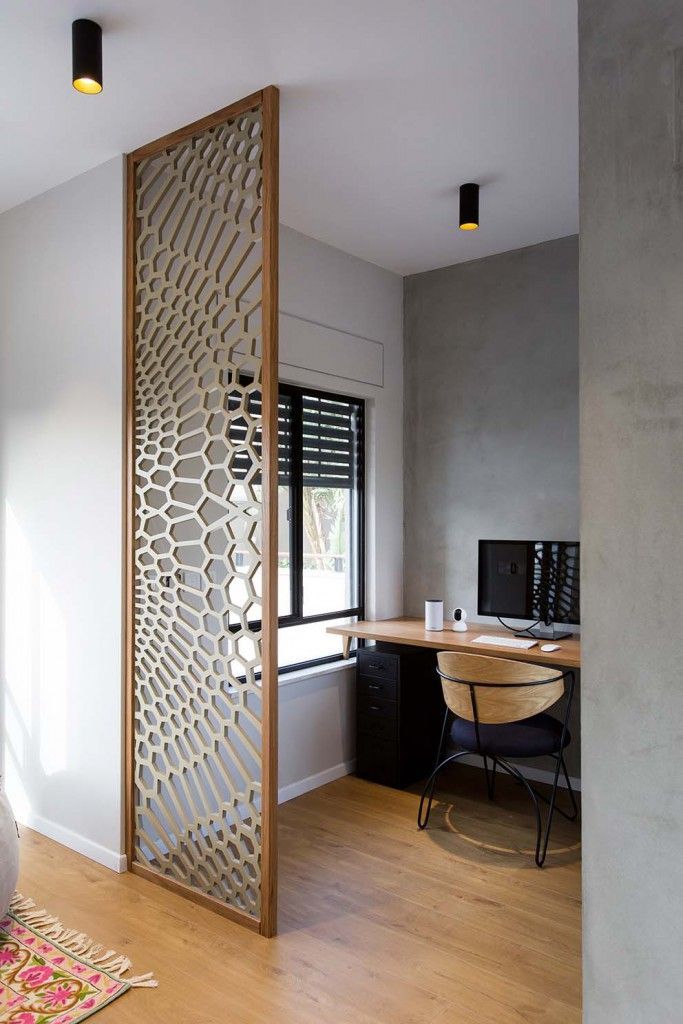 wooden room divider