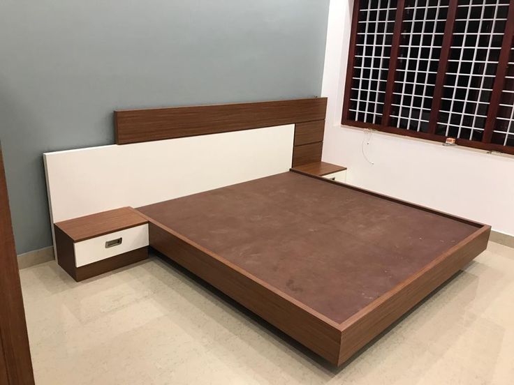 modern low-profile king-size bed