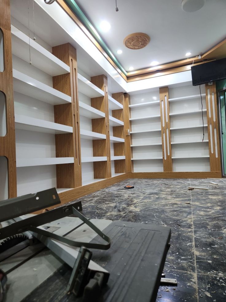 retail store shelves