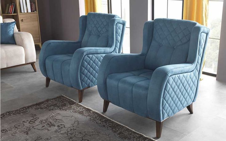 101/10 blue accent chairs