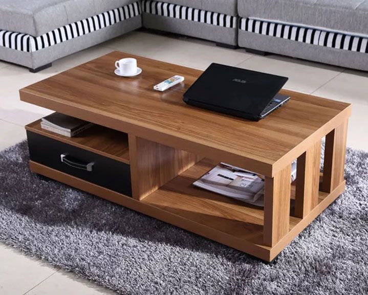101/08 modern wooden coffee table