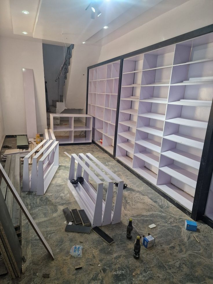 custom retail shelving units