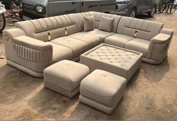 L-shaped sofa set