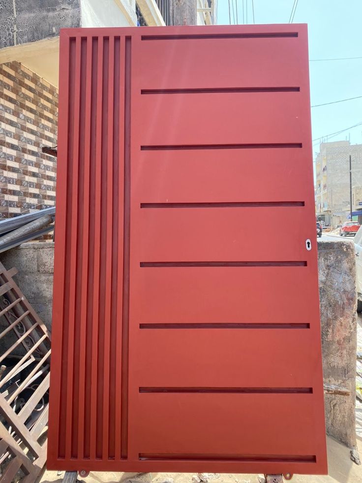 modern main iron gate