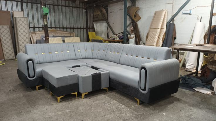 L-shaped sofa set