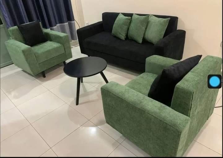 a modern fabric sofa set