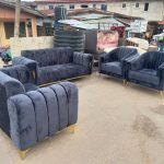 105/01 tufted living room sofa set