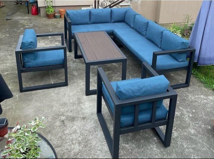 101/11 modern outdoor patio sectional sofa set