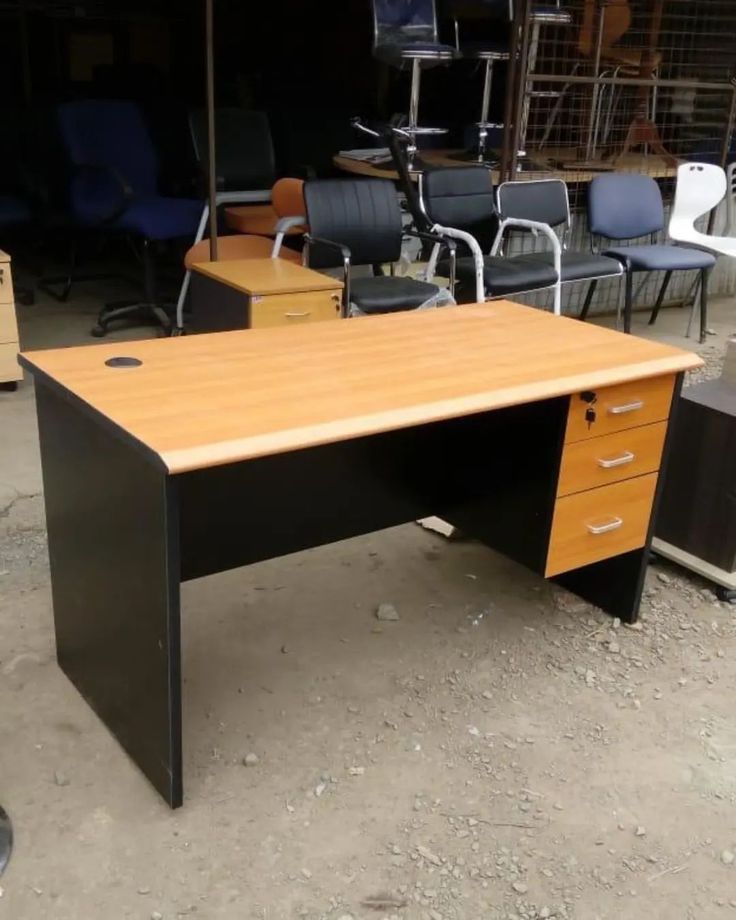 melamine office desk