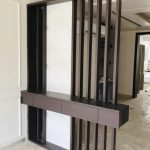 102/08 modern wooden partition design