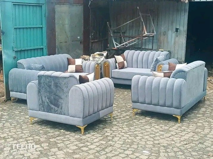 velvet sofa set
